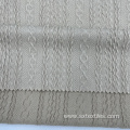 Polyester spandex jacquard knit fabric